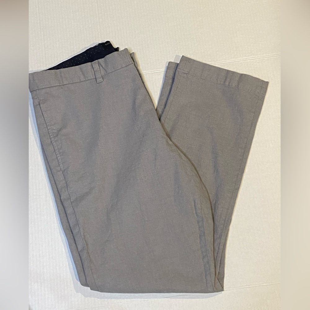 Banana Republic Aiden Chino Mens 36x32 (37x30) Career Casual Grey Classiccore